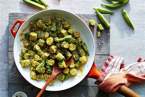 Pan-Fried Okra With Cornmeal Recipe