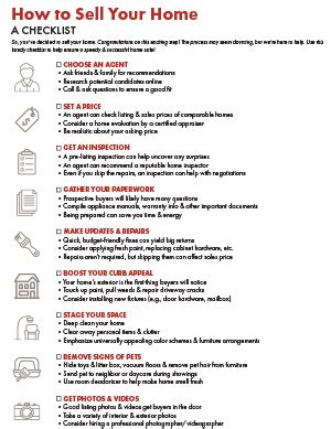 Selling Checklist: How to Prepare for Selling Your Home