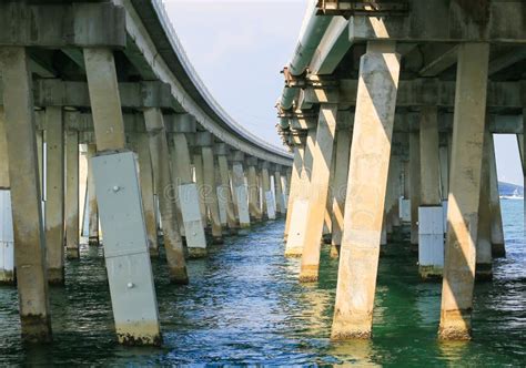 Two Bridges in the Florida Keys Stock Image - Image of roadtrip, florida: 89498583