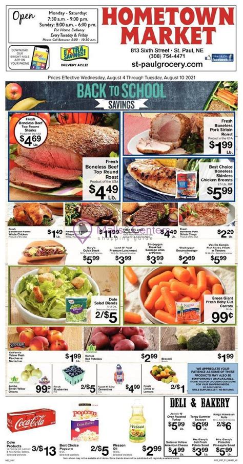 Hometown Market Weekly Ad - sales & flyers specials - MallsCenters