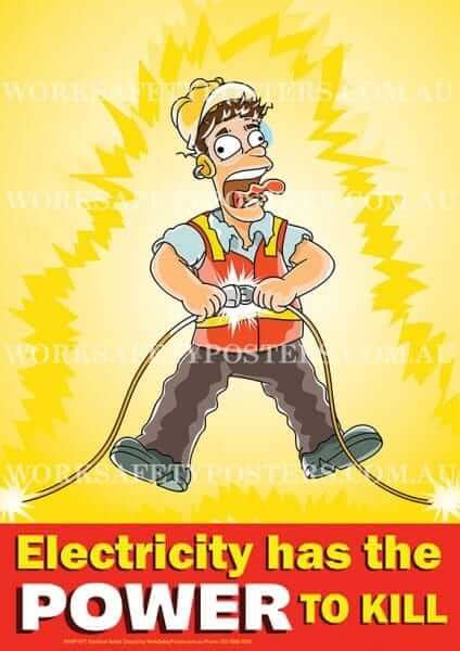 Electricity Safety Poster Has the Power to Kill