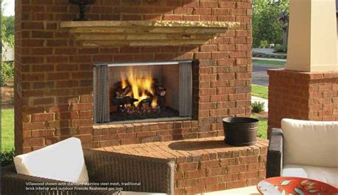 Majestic Castlewood 42" Outdoor Wood Burning Fireplace