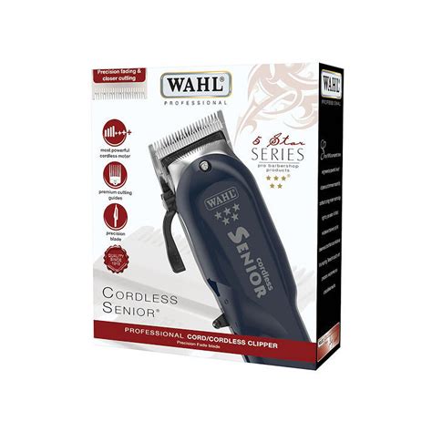 Wahl Senior Cordless Clippers | 5 Star | Hairdresser & Barber Equipment