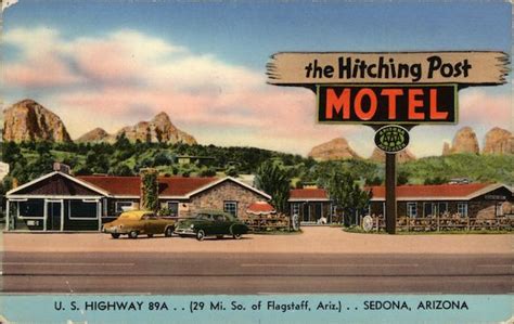 The Hitching Post Sedona, AZ Postcard