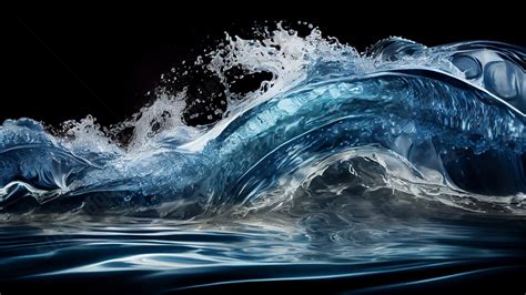 Creative Of Water Splash And Wave Powerpoint Background For Free Download - Slidesdocs