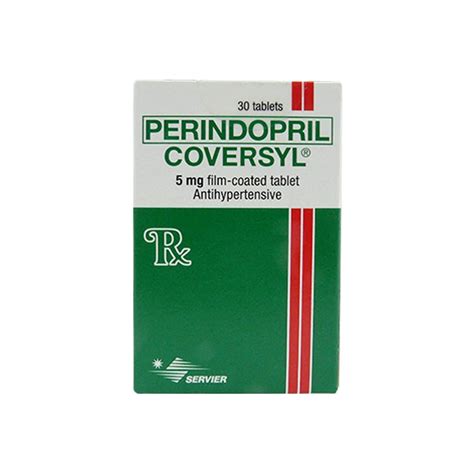 COVERSYL Perindopril Arginine 5mg Film-Coated Tablet 30's price in the ...