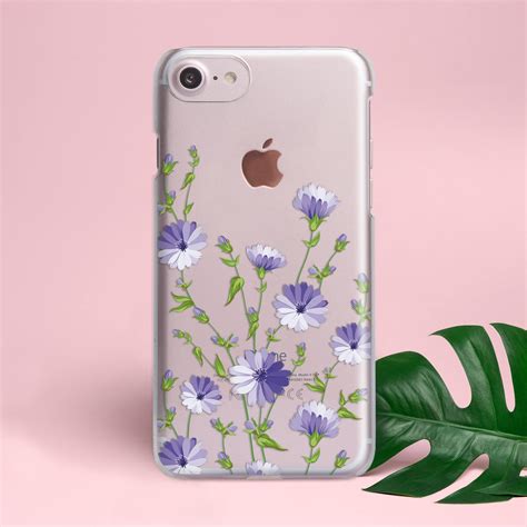 Floral iPhone 11 Pro Max Case Clear Purple Flowers iPhone 11 | Etsy