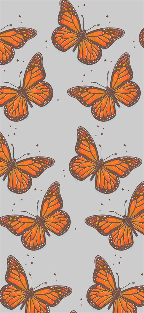 Butterfly pattern wallpapers aesthetic