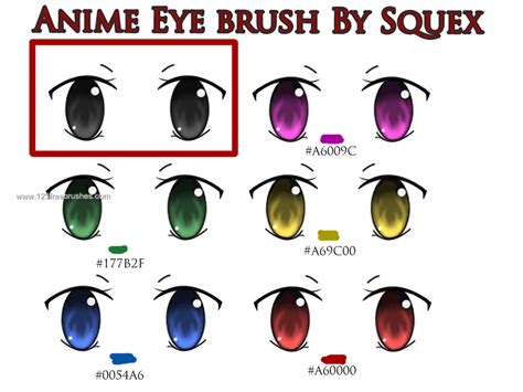 Anime Eye | Photoshop Mac | 123Freebrushes