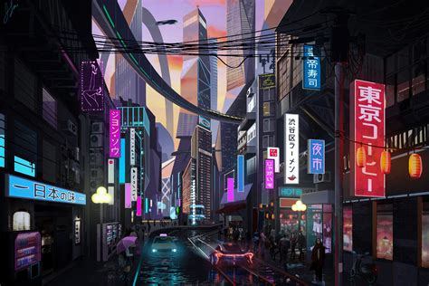 Cyberpunk Tokyo, Digital, 3840x2160px : r/Cyberpunk