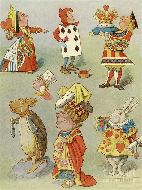 Alice In Wonderland Characters Drawings