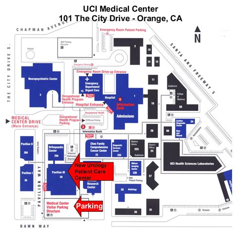 Uci Medical Center Campus Map