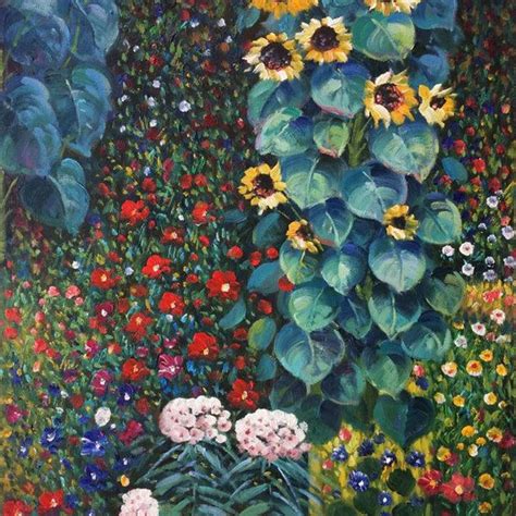 Farm Garden with Sunflowers - Traditional - Paintings - by overstockArt ...