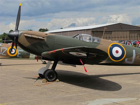 Spitfire I at Duxford Air Force Aircraft, Wwii Aircraft, Fighter ...