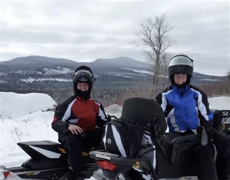 Snowmobiling in Maine | Evergreen Club