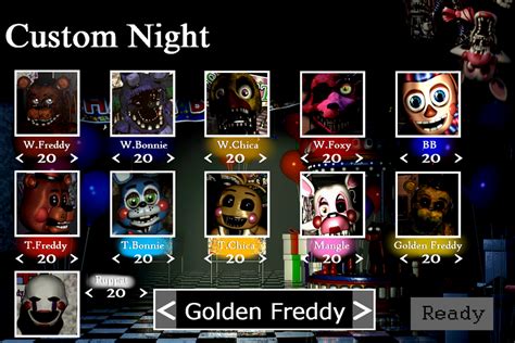 Fnaf 2 Custom Night Remake by Enderkiller1987 on DeviantArt