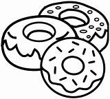 Free Printable Donut Coloring Page  Word Searches sketch template
