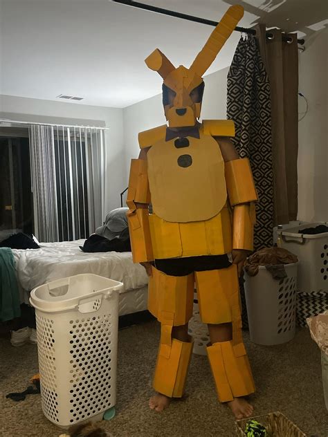 I made a spring bonnie costume for the FNAF movie : r/fivenightsatfreddys