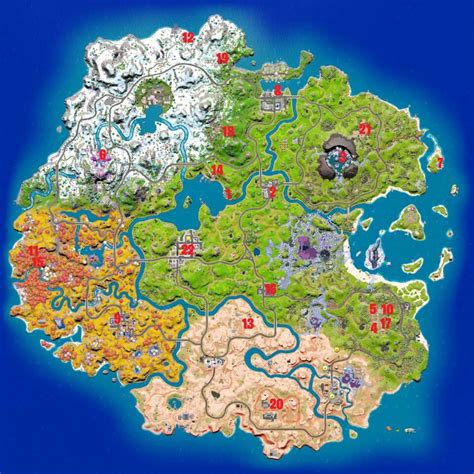 Fortnite Characters In Chapter 3, Season 4 - All 22 NPC Locations ...