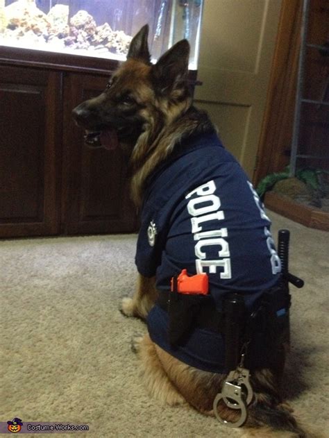 German Shepherd Police Dog Halloween Costume - Photo 5/5