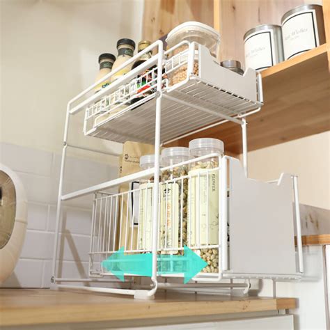 MOREUSHOP | Household Kitchen Storage Iron Rack – Moreushop®