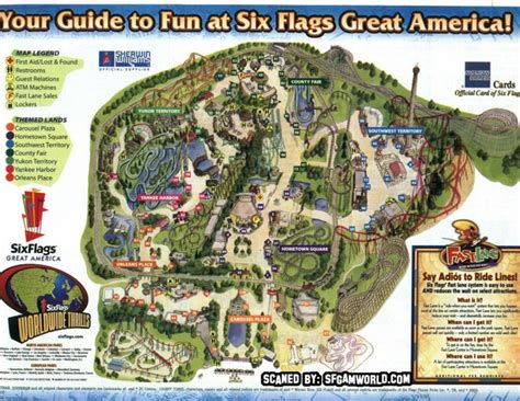 Six Flags Great America Map - Six Flags Great America • mappery