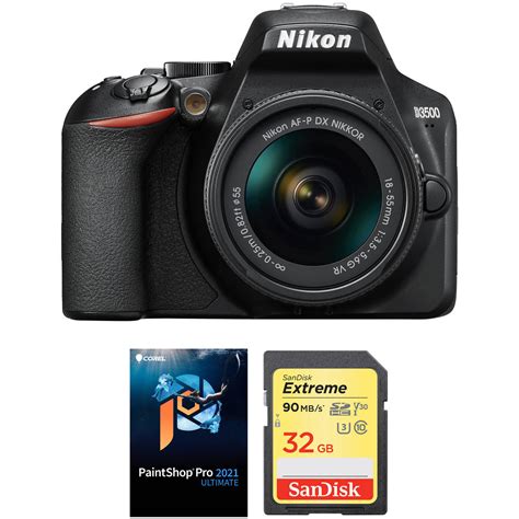 Nikon D3500 DSLR Camera with 18-55mm Lens and Accessories Kit