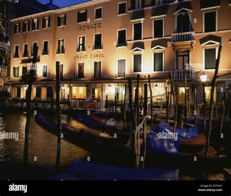 Grand Canal at night, Venice, Italy Stock Photo - Alamy