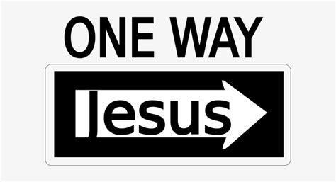 One Way Jesus Clip Art - One Way Jesus Png Transparent PNG - 600x366 - Free Download on NicePNG