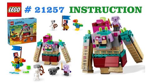 New LEGO Minecraft Instructions / 21257 The Devourer Showdown - YouTube