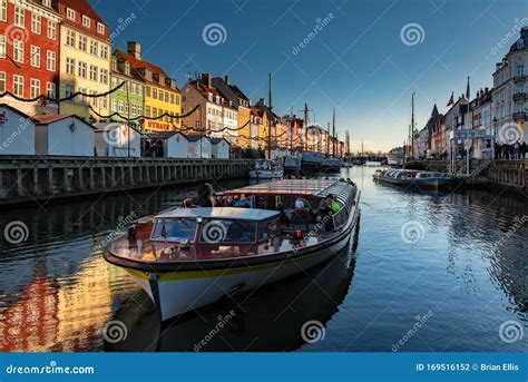 Denmark - Canal Boat Tour in Nyhavn - Copenhagen Editorial Photography ...