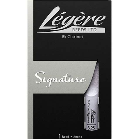 Legere Reeds Signature Series Bb Clarinet Reed Strength 3.25 : Target