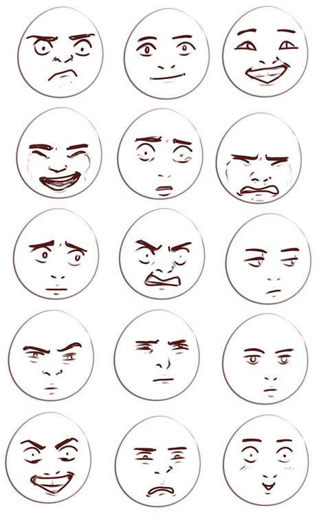 How To Draw Face Expressions