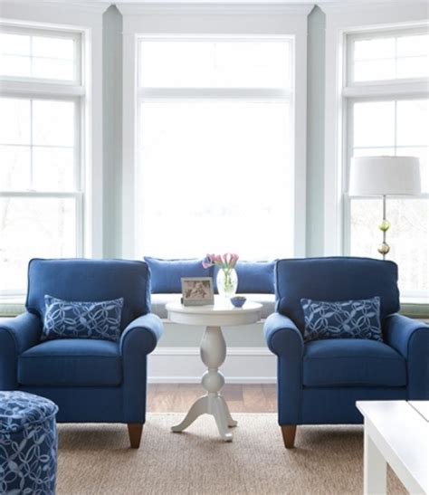 Blue Accent Chairs For Living Room