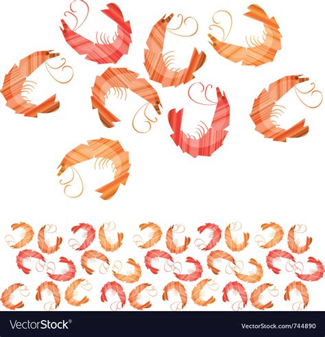 Shrimp Royalty Free Vector Image - VectorStock