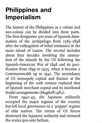 Institute for Nationalist Studies on Twitter: "📜Philippines and Imperialism by E. San Juan Jr ...