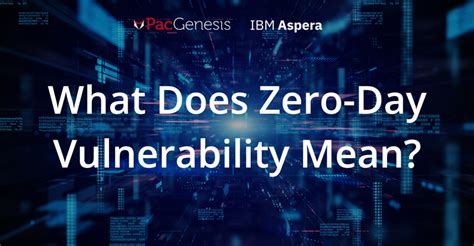 What Does Zero-Day Vulnerability Mean?