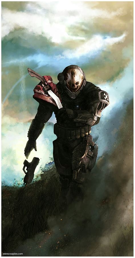 Halo Reach Fan Art - 715x1365 Wallpaper - teahub.io