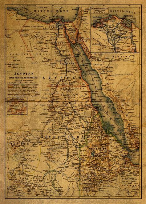 'Ethiopia Map 1891' Poster by Design Turnpike | Displate | Ancient maps ...