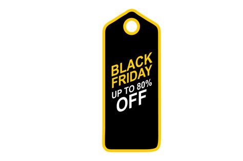 Black Friday tags or labels with a transparent background 34052239 PNG