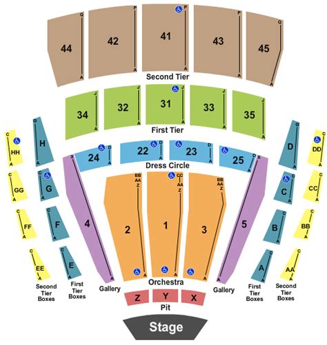 McCaw Hall Seating Chart & Seating Maps - Seattle