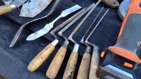 Tuck Pointing Brick Repointing Tools Trade Tricks Trowels Grinders - YouTube