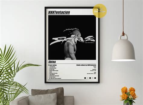 XXXTentacion Skins Album Cover Poster | Etsy