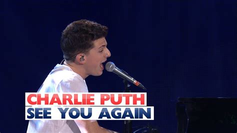 Charlie Puth - 'See You Again' (Live At Jingle Bell Ball 2015) - YouTube