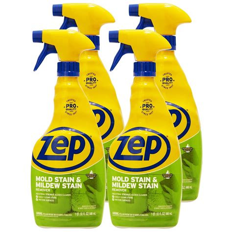 Zep Mold Stain and Mildew Stain Remover 32 Ounce ZUMILDEW32 (Case of 4) - Walmart.com