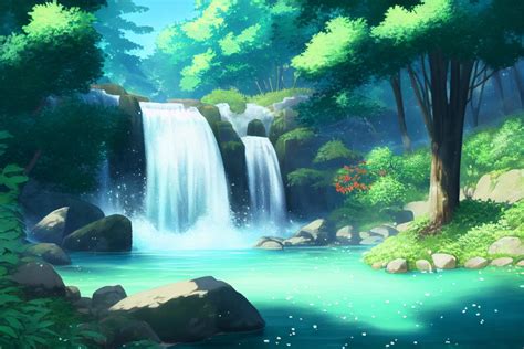 5 Waterfall Stream Background Assets Perfect for Any V-tuber Starting ...