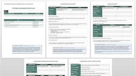 Implementation Plan Template Word | PDF Template