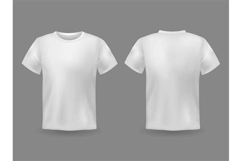 Plain White T Shirt Front And Back