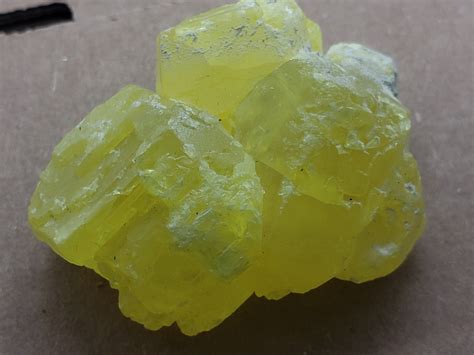 Sulphur (sulfur) Crystals