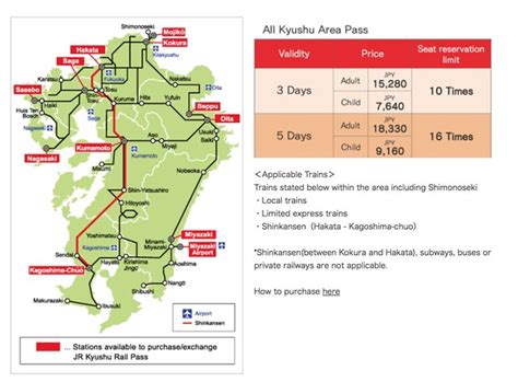 Full Itinerary for JR Kyushu Rail Pass | Cheeserland